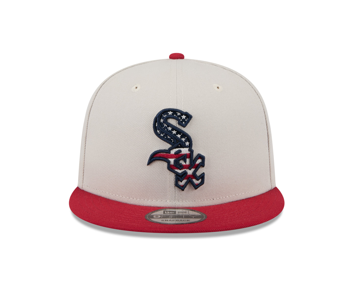 Chicago White Sox 4th of July 2024 Stone/Red 9FIFTY Snapback Hat