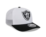 Men's Las Vegas Raiders New Era White/Black 2024 NFL Training Camp 9SEVENTY Trucker Hat - Pro Jersey Sports