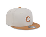 Chicago Cubs New Era Primary 2 Tone Stone/Bronze 9FIFTY Snapback Hat - Pro Jersey Sports