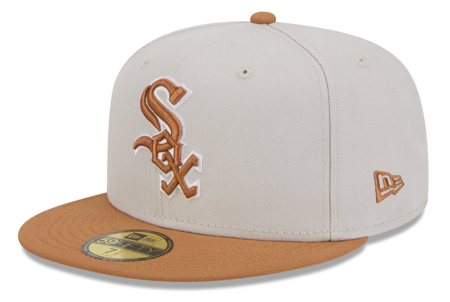 Chicago White Sox 2 Tone Stone/Bronze 59FIFTY Fitted Hat - Pro Jersey Sports