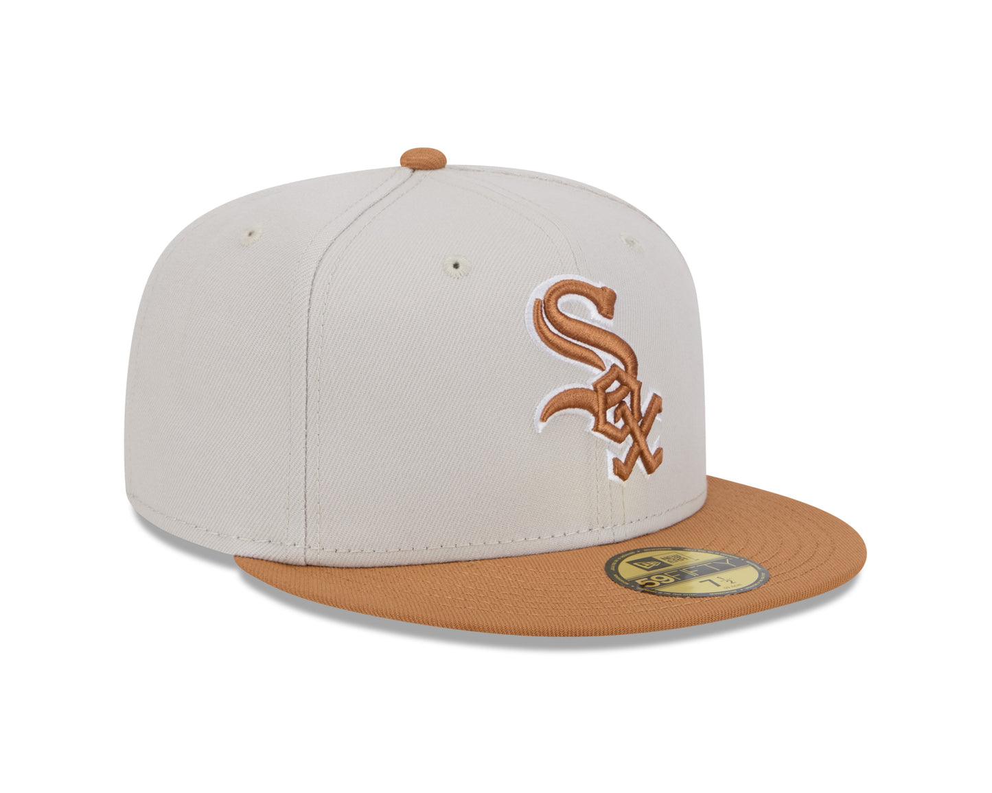 Chicago White Sox 2 Tone Stone/Bronze 59FIFTY Fitted Hat - Pro Jersey Sports
