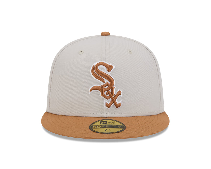 Chicago White Sox 2 Tone Stone/Bronze 59FIFTY Fitted Hat - Pro Jersey Sports