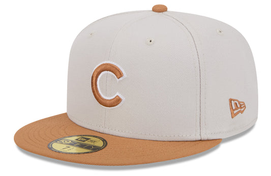Chicago Cubs 2 Tone Stone/Bronze 59FIFTY Fitted Hat - Pro Jersey Sports
