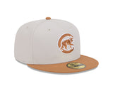 Chicago Cubs 2 Tone Alternate Stone/Bronze 59FIFTY Fitted Hat - Pro Jersey Sports
