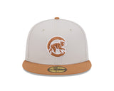 Chicago Cubs 2 Tone Alternate Stone/Bronze 59FIFTY Fitted Hat - Pro Jersey Sports
