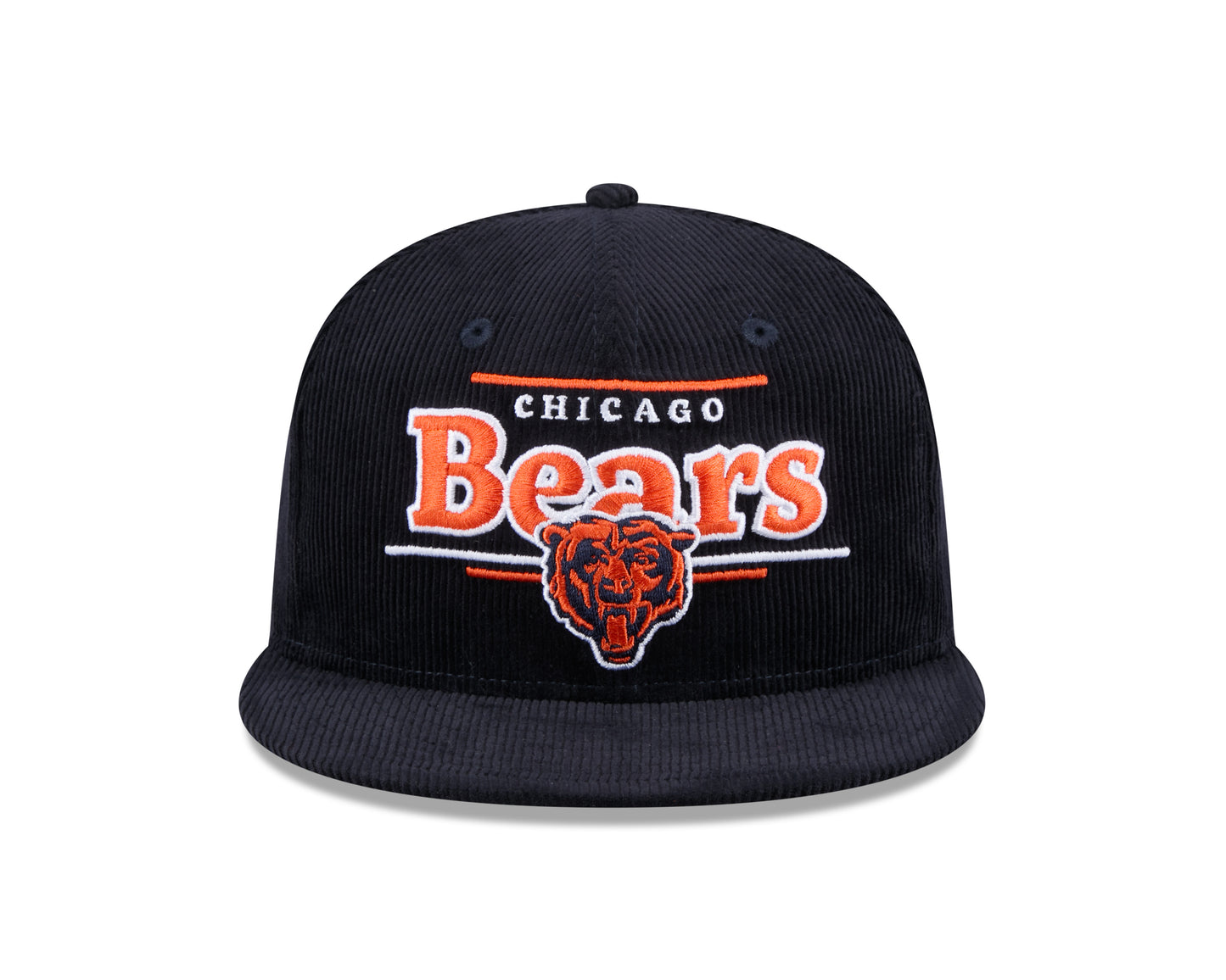 Chicago Bears Display Navy Corduroy New Era 9FIFTY Snapback Hat