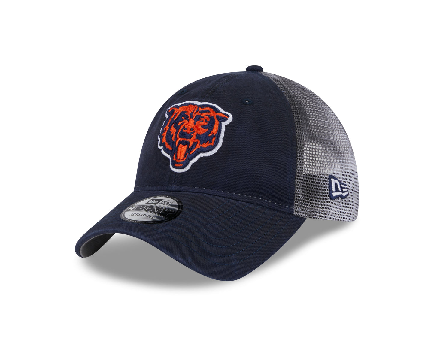 Chicago Bears Primary Logo Team Slick Trucker 9TWENTY Adjustable Hat