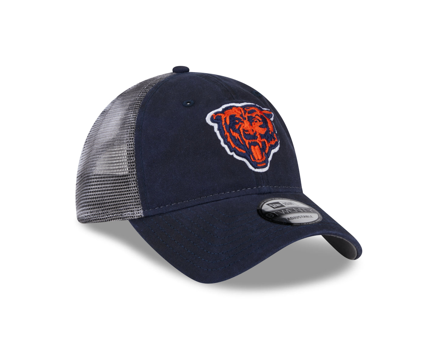 Chicago Bears Primary Logo Team Slick Trucker 9TWENTY Adjustable Hat