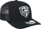 Chicago Bears New Era Black/White Trucker Primary 9SEVENTY Trucker Hat - Pro Jersey Sports