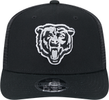 Chicago Bears New Era Black/White Trucker Primary 9SEVENTY Trucker Hat - Pro Jersey Sports