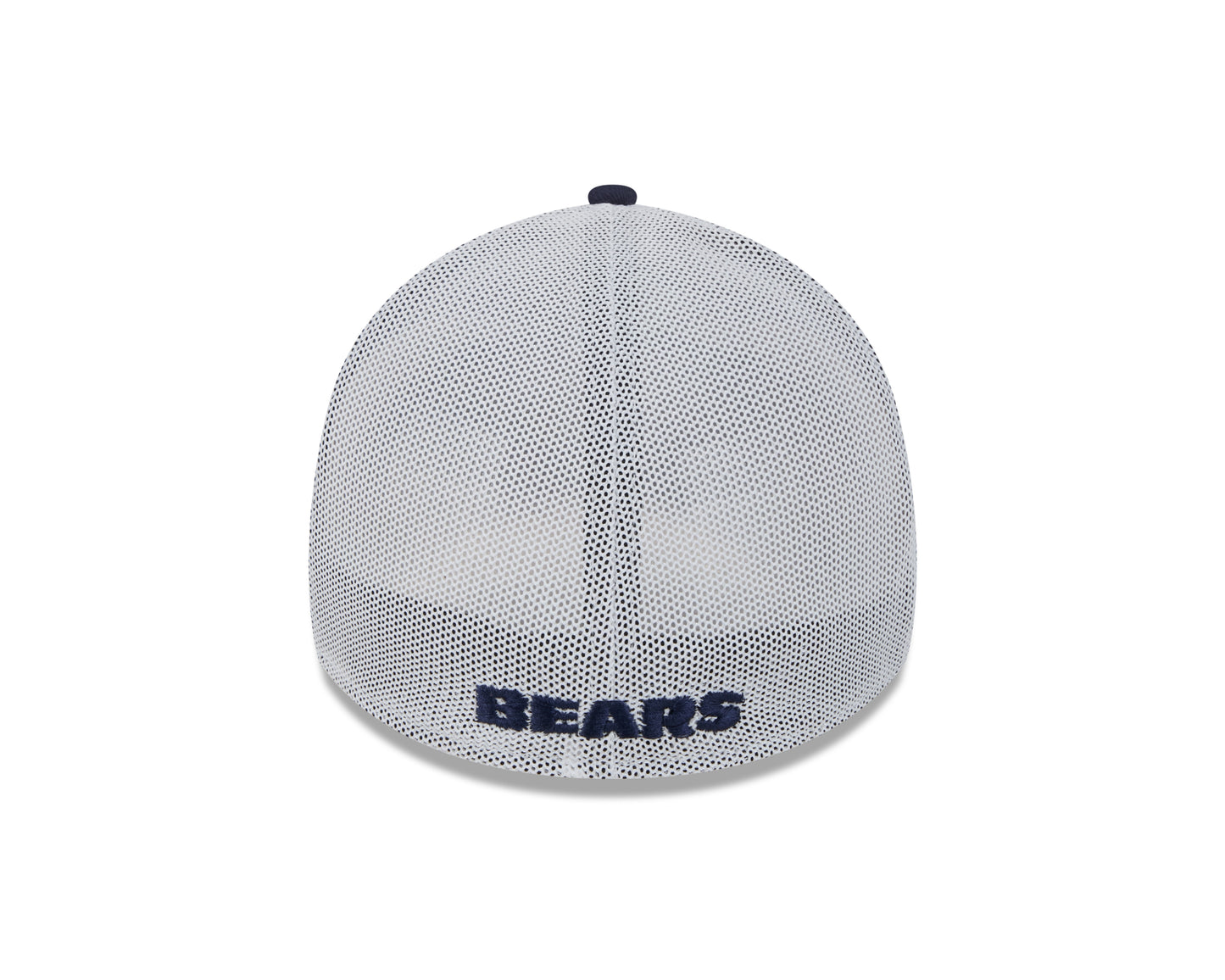 Chicago Bears New Era Team Banded Navy 39THIRTY Mesh Flex Hat