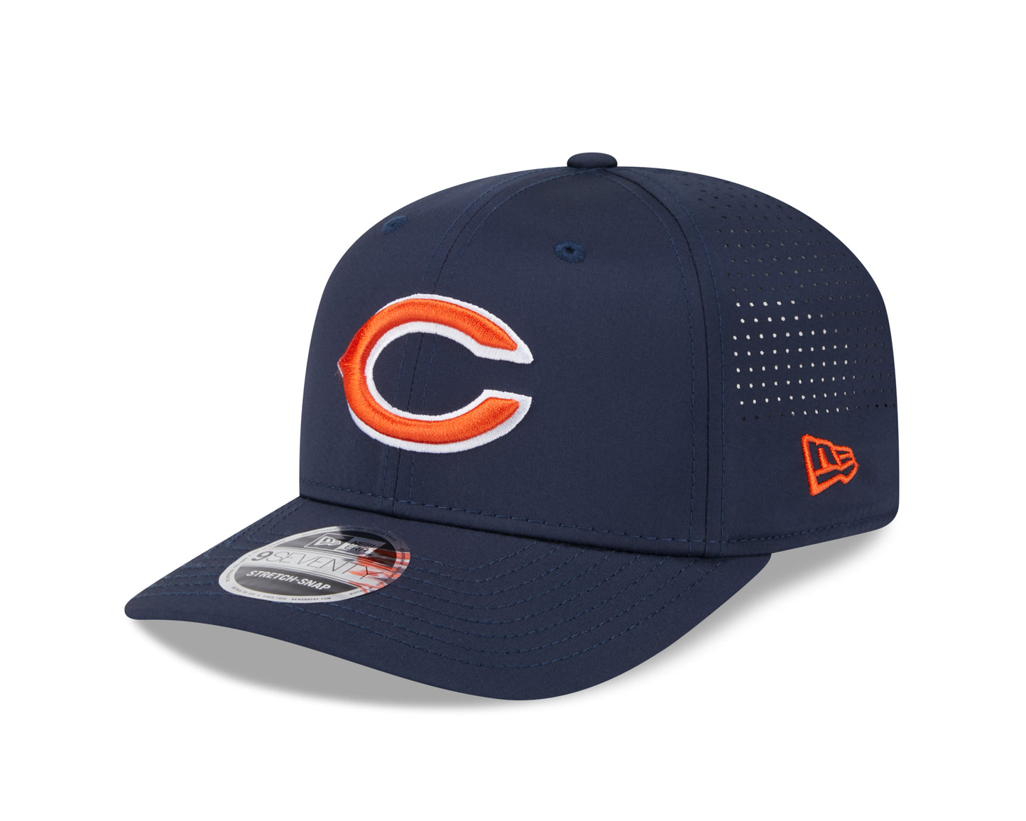 Chicago Bears New Era 9SEVENTY Navy Secondary Logo Performance Adjustable Cap