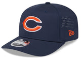 Chicago Bears New Era 9SEVENTY Navy Secondary Logo Performance Adjustable Cap - Pro Jersey Sports