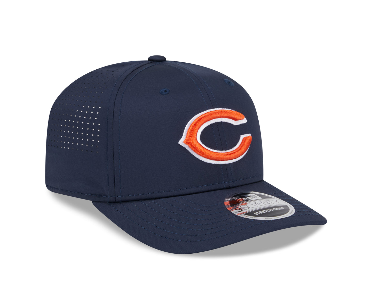 Chicago Bears New Era 9SEVENTY Navy Secondary Logo Performance Adjustable Cap