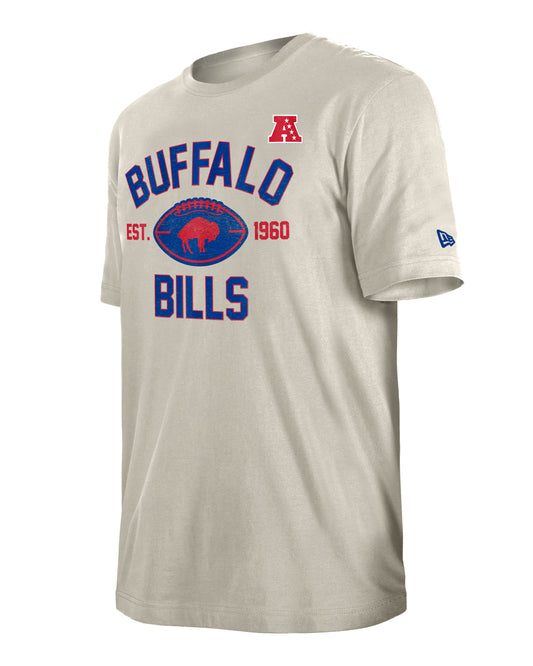 Men's Buffalo Bills Stone 2024 Historic New Era Tee