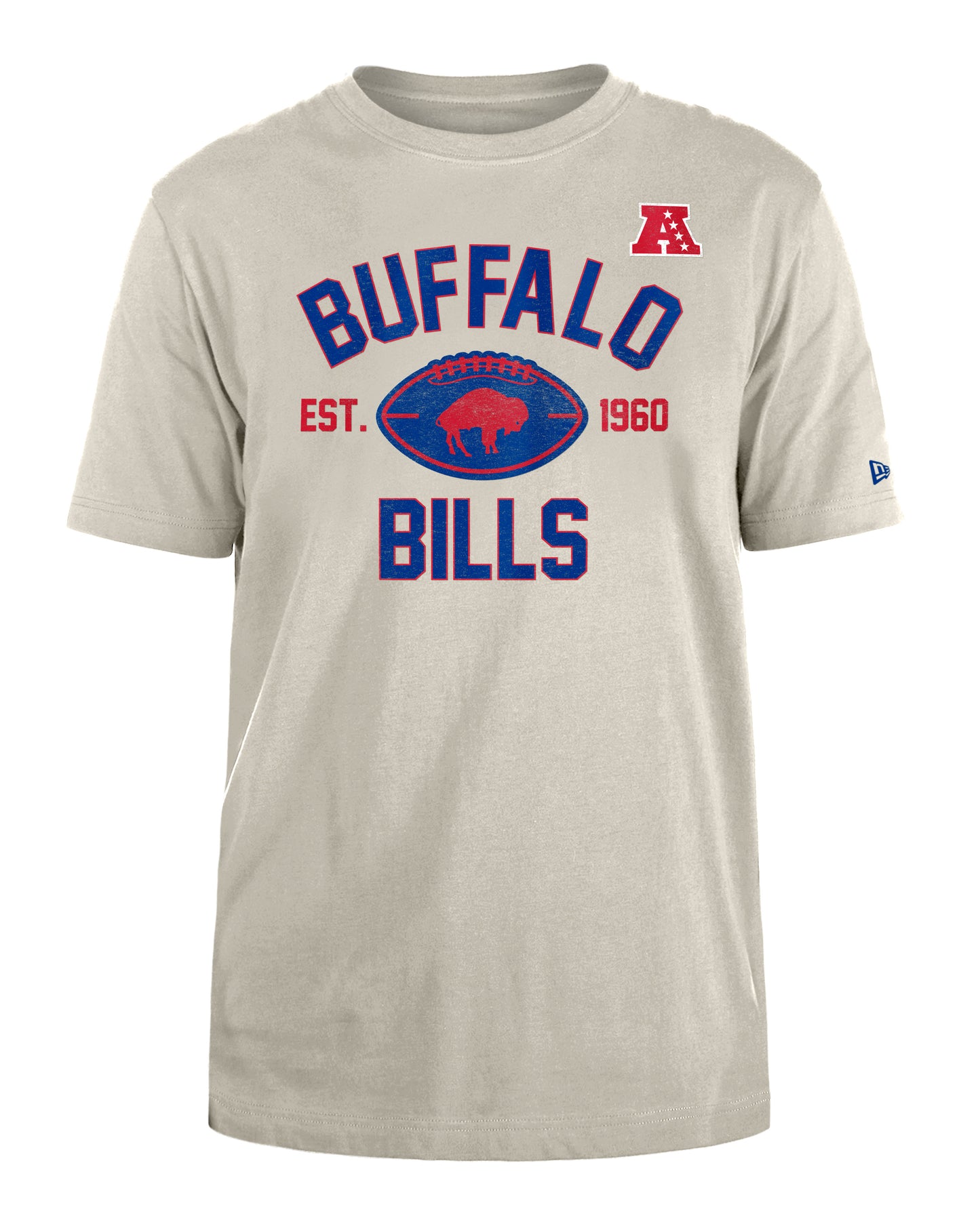 Men's Buffalo Bills Stone 2024 Historic New Era Tee