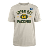 Men's Green Bay Packers Stone 2024 Historic New Era Tee - Pro Jersey Sports