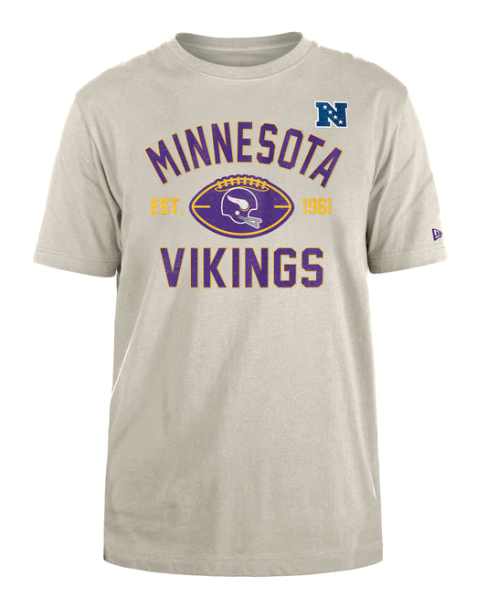 Men's Minnesota Vikings Stone 2024 Historic New Era Tee