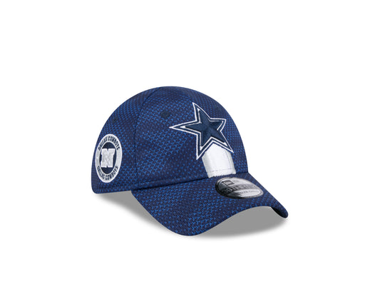 Men's Dallas Cowboys New Era 2024 Sideline Navy 39THIRTY Flex Hat