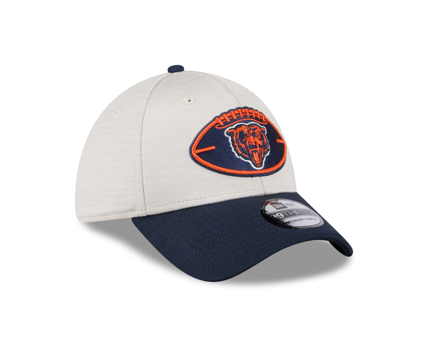 Men's Chicago Bears New Era 2024 Sideline Historic 39THIRTY Flex Hat