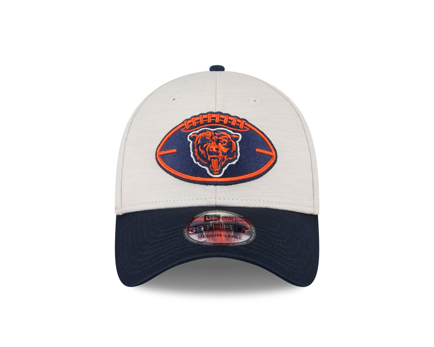 Men's Chicago Bears New Era 2024 Sideline Historic 39THIRTY Flex Hat