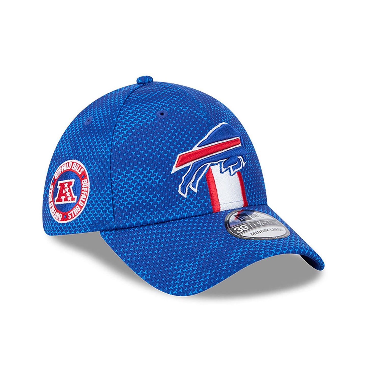 Men's Buffalo Bills New Era 2024 Sideline Blue 39THIRTY Flex Hat