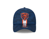 Men's Chicago Bears New Era 2024 Sideline Navy Primary Logo 39THIRTY Flex Hat - Pro Jersey Sports