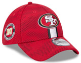 Men's San Francisco 49ers New Era 2024 Sideline Scarlet 39THIRTY Flex Hat - Pro Jersey Sports