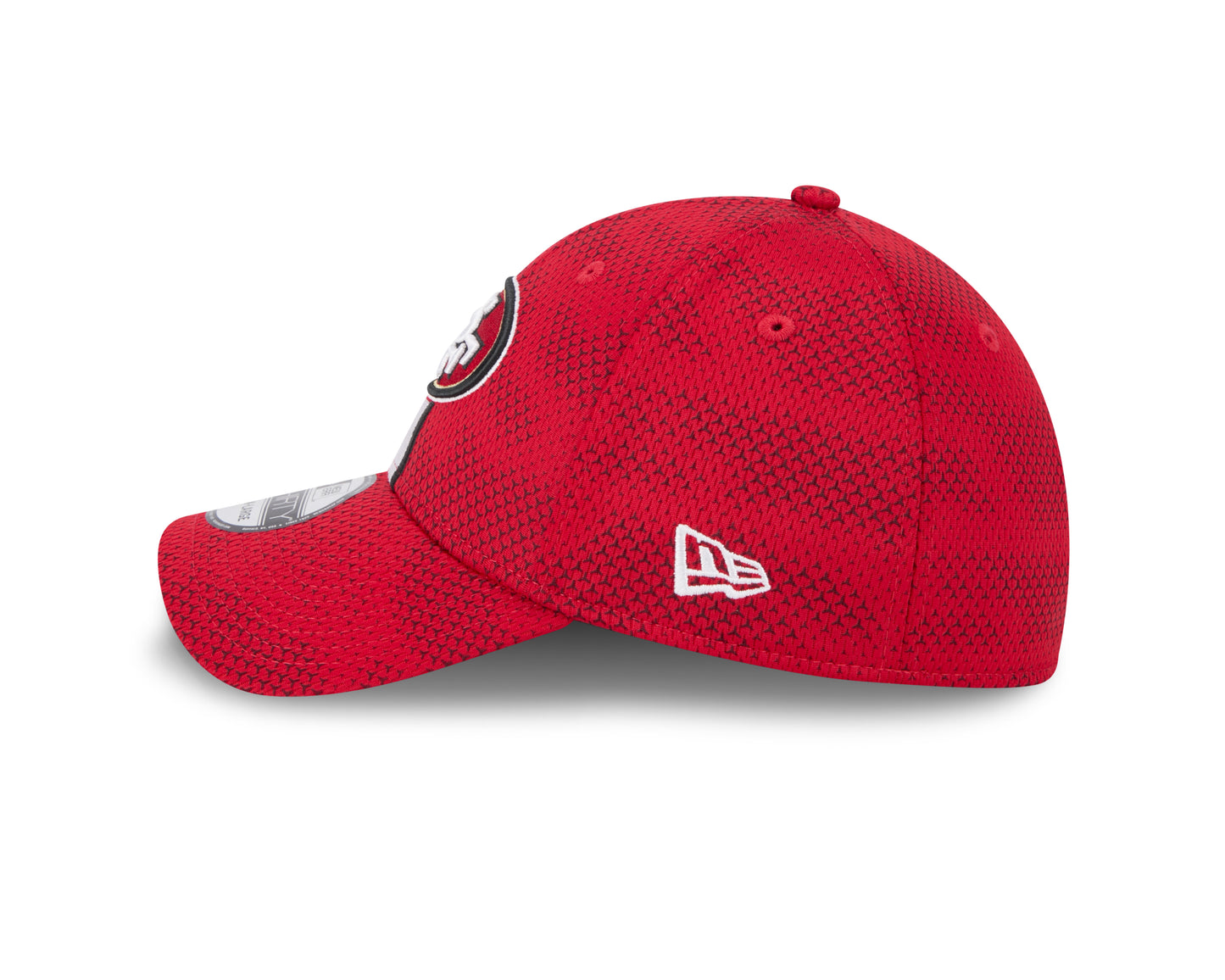 Men's San Francisco 49ers New Era 2024 Sideline Scarlet 39THIRTY Flex Hat