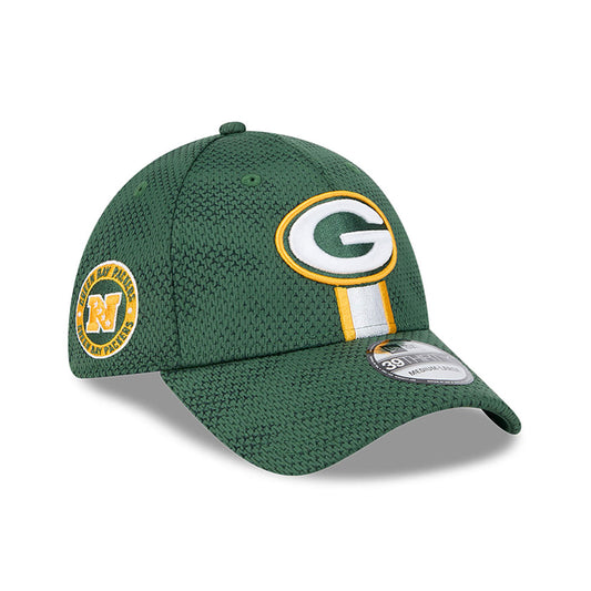 Men's Green Bay Packers New Era 2024 Sideline Green 39THIRTY Flex Hat