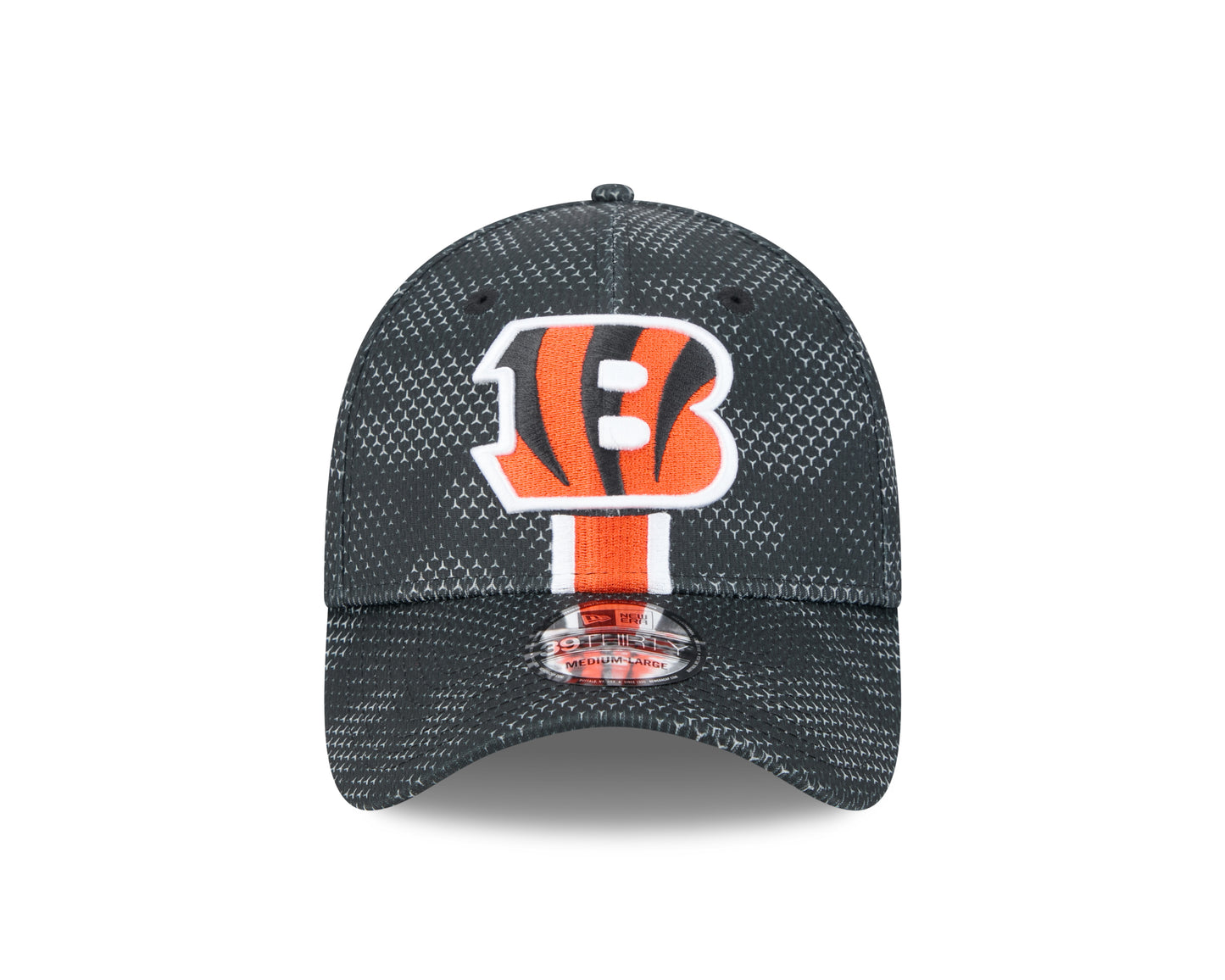 Men's Cincinnati Bengals New Era 2024 Sideline Black 39THIRTY Flex Hat