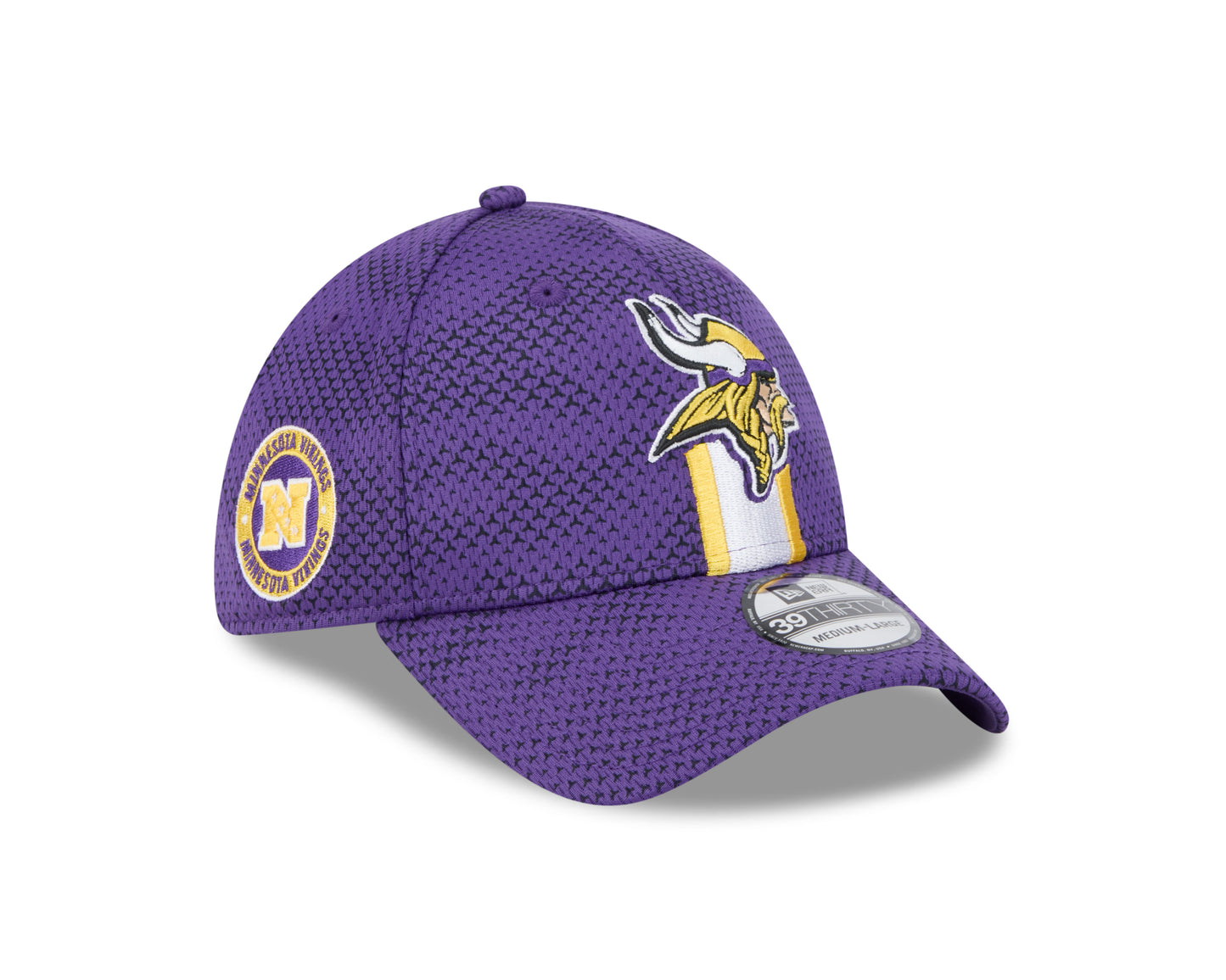 Men's Minnesota Vikings New Era 2024 Sideline Purple 39THIRTY Flex Hat