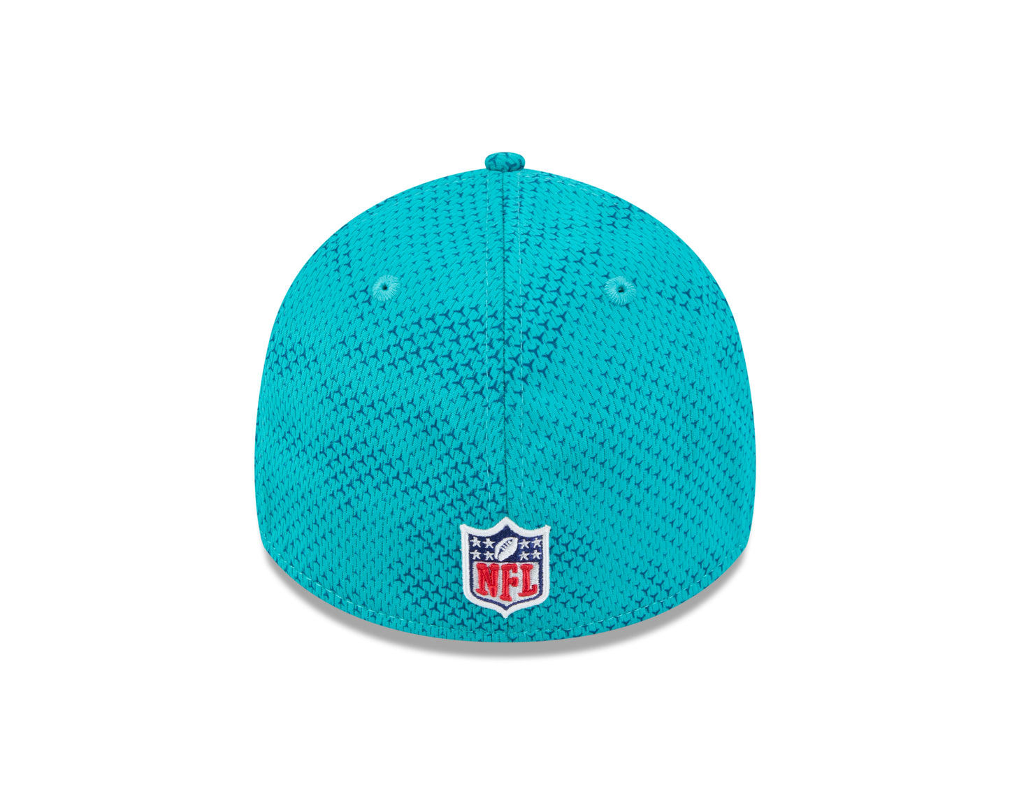 Men's Miami Dolphins New Era 2024 Sideline Aqua 39THIRTY Flex Hat