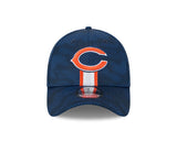 Men's Chicago Bears New Era 2024 Sideline Navy Secondary Logo 39THIRTY Flex Hat - Pro Jersey Sports