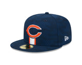 Chicago Bears New Era 2024 Sideline C Navy 59FIFTY Fitted Hat - Pro Jersey Sports