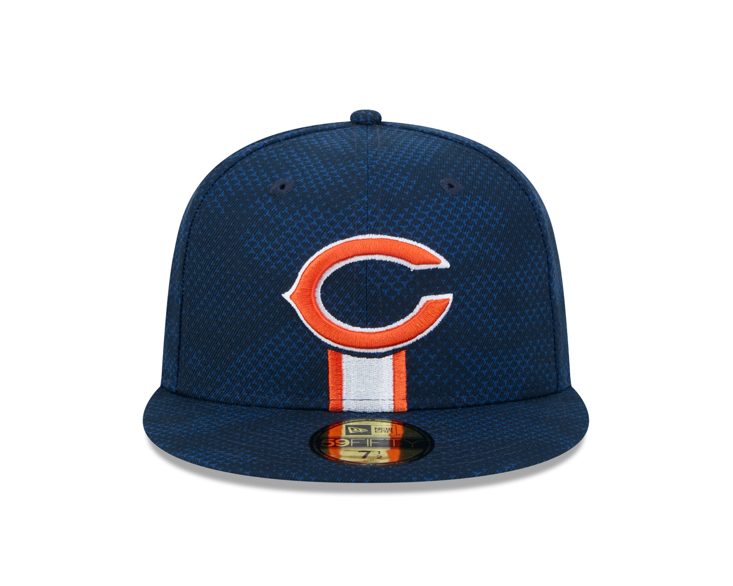 Chicago Bears New Era 2024 Sideline C Navy 59FIFTY Fitted Hat