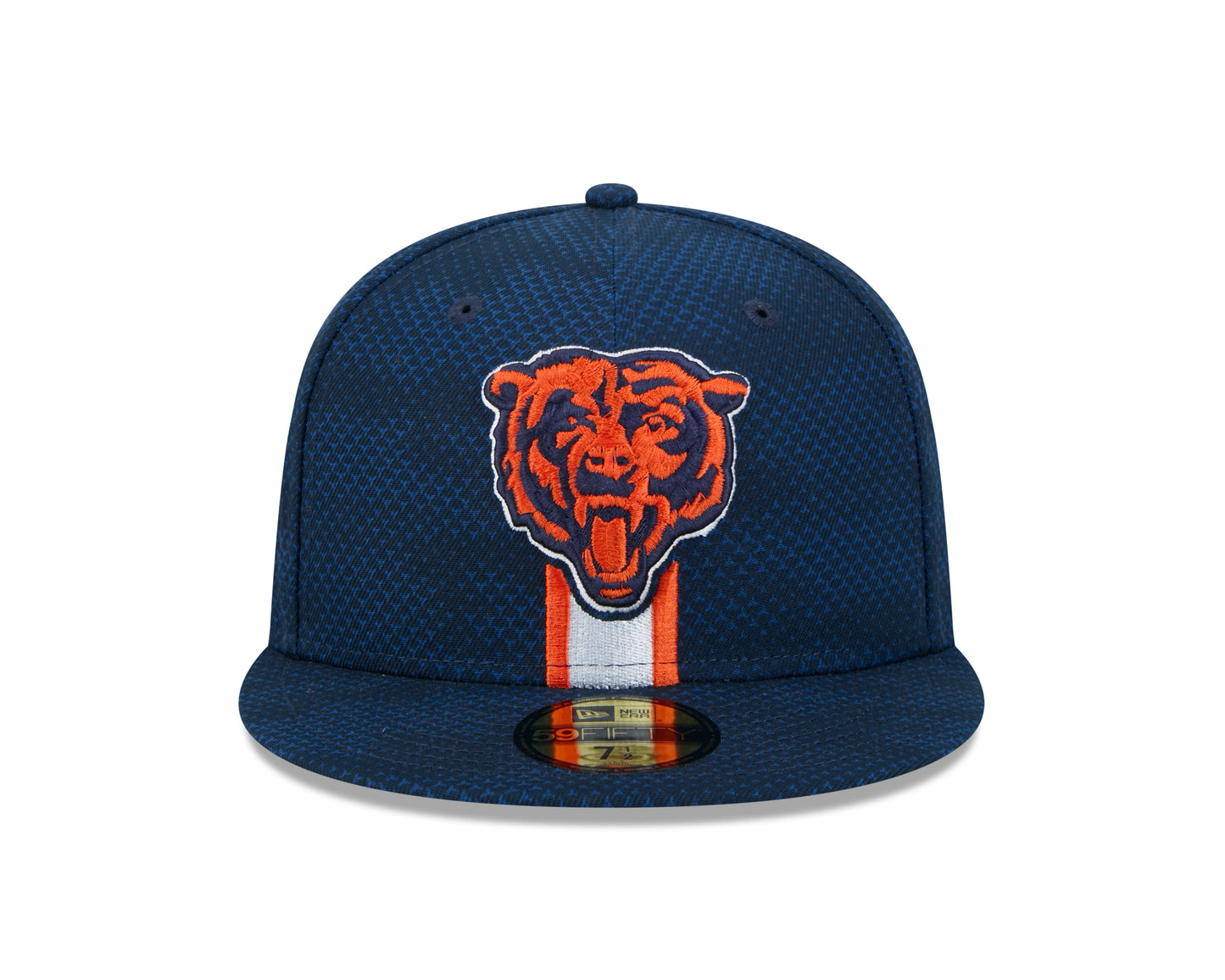 Chicago Bears New Era 2024 Sideline Primary Navy 59FIFTY Fitted Hat