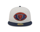 Chicago Bears New Era 2024 Sideline Stone/Navy Historic 59FIFTY Fitted Hat - Pro Jersey Sports