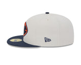 Chicago Bears New Era 2024 Sideline Stone/Navy Historic 59FIFTY Fitted Hat - Pro Jersey Sports