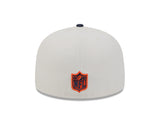 Chicago Bears New Era 2024 Sideline Stone/Navy Historic 59FIFTY Fitted Hat - Pro Jersey Sports