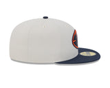 Chicago Bears New Era 2024 Sideline Stone/Navy Historic 59FIFTY Fitted Hat - Pro Jersey Sports