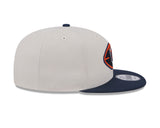 Chicago Bears New Era 2024 NFL Sideline Historic Stone/Navy Primary 9FIFTY Snapback Hat - Pro Jersey Sports