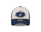 Men's Dallas Cowboys New Era 2024 Sideline Historic Stone/Navy 9FORTY A-Frame Adjustable Hat - Pro Jersey Sports