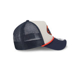 Men's Chicago Bears New Era 2024 Sideline Historic Stone/Navy 9FORTY A-Frame Adjustable Hat - Pro Jersey Sports