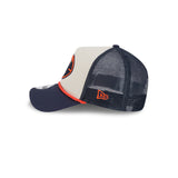 Men's Chicago Bears New Era 2024 Sideline Historic Stone/Navy 9FORTY A-Frame Adjustable Hat - Pro Jersey Sports
