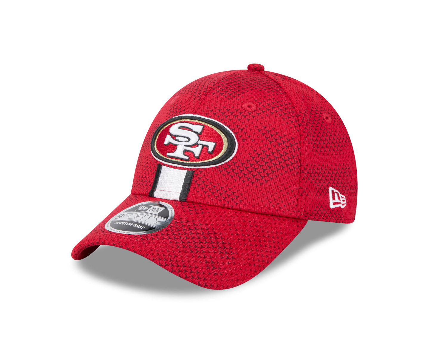 Men's San Francisco 49ers New Era 2024 Sideline Scarlet 9FORTY Adjustable Hat