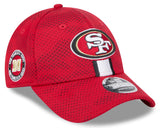 Men's San Francisco 49ers New Era 2024 Sideline Scarlet 9FORTY Adjustable Hat - Pro Jersey Sports