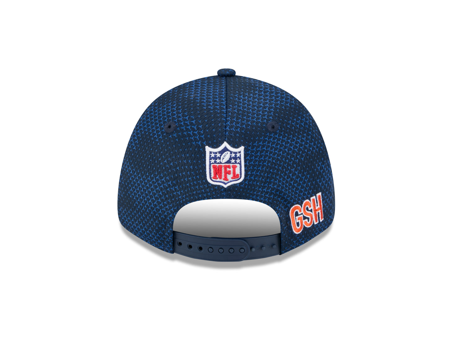 Men's Chicago Bears New Era 2024 Sideline Primary Logo Navy 9FORTY Adjustable Hat