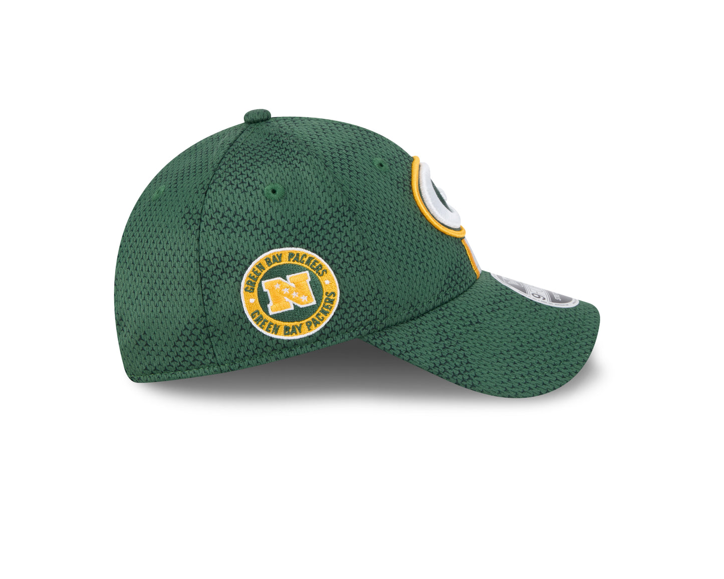 Men's Green Bay Packers New Era 2024 Sideline Green 9FORTY Adjustable Hat