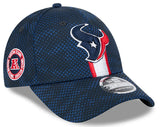 Men's Houston Texans New Era 2024 Sideline Navy 9FORTY Adjustable Hat - Pro Jersey Sports